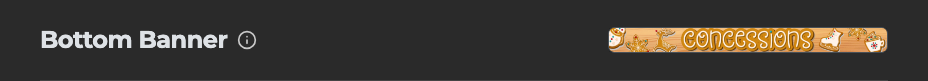 The Bottom Banner control