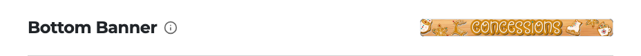 The Bottom Banner control