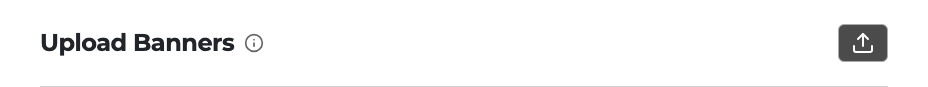The Upload Banners control