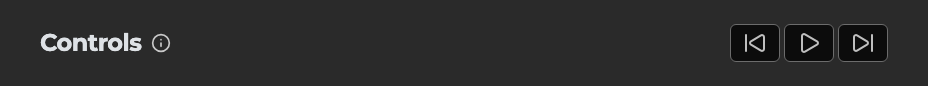 The Controls row on Playlist